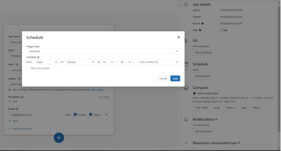 Tijdsintervallen Databricks