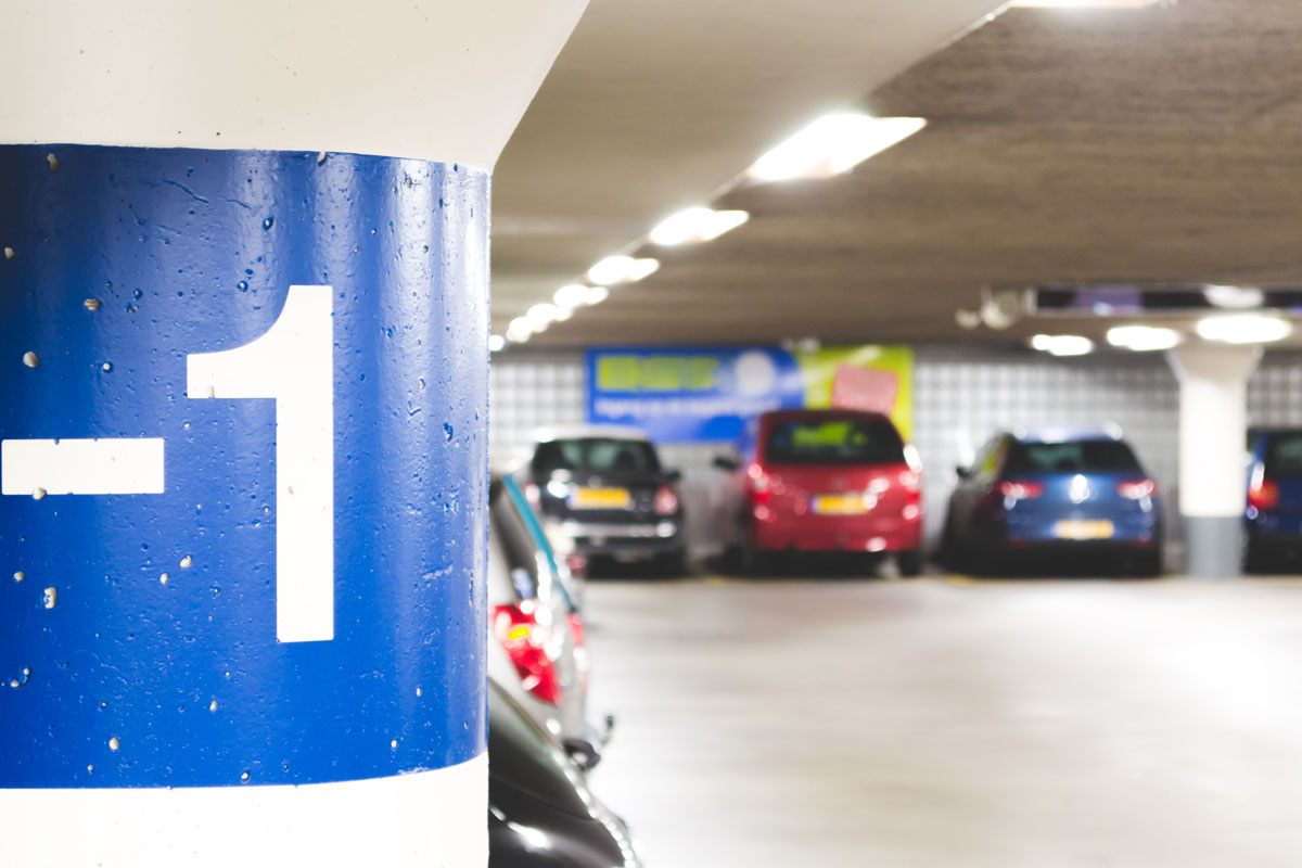 Sensorgebruik in parkeergarages